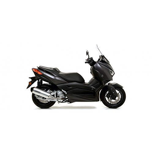ARROW URBAN ALUMINIUM DARK SILENCER WITH DARK END CAP YAMAHA X-MAX 125 ’18/20 HOMOLOG. ALUMIN.DARK URBAN SILENCER WITH BLACK STAINLESSSTEEL END CAP FOR ARROW LINK PIPE