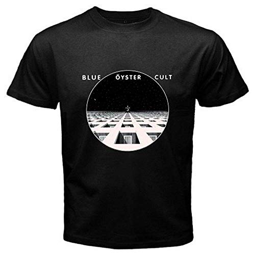 Photo de Blue Oyster Cult BOC Rock Album Logo Men's White Black T-Shirt