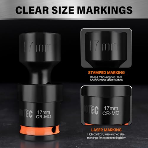 Image of 14-Piece 3 /8 inch Drive Shallow Impact Socket Set