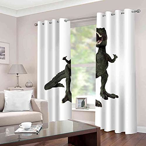 Rideaux occultants à oeillets dinosaure pour obscurcir la chambre - 3