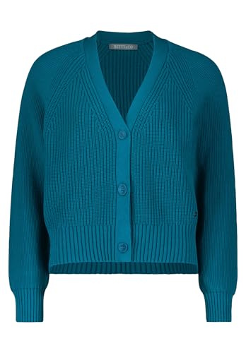 Betty & Co Damen 5012/3103 Strickjacke, Ocean Depths, 36