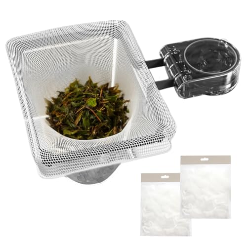Filtro di scarico da cucina con ventosa – 2 in 1 scolapasta con 100 inserti filtranti e porta straccio, colino per lavello, scolapasta in plastica, scolapiatti e organizer da cucina (nero)