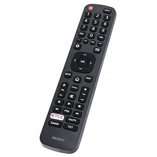 EN2D27 Replacement Remote Control Fit for Hisense Smart TV, black - Image 3
