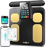 RunStar Scale for Body Weight and Fat Percentage, 8 Electrodes High Precision Digital Scale for BMI 20 Body Composition Measurement, Bathroom Smart Scales with Large Color Display FSA or HSA Eligible
