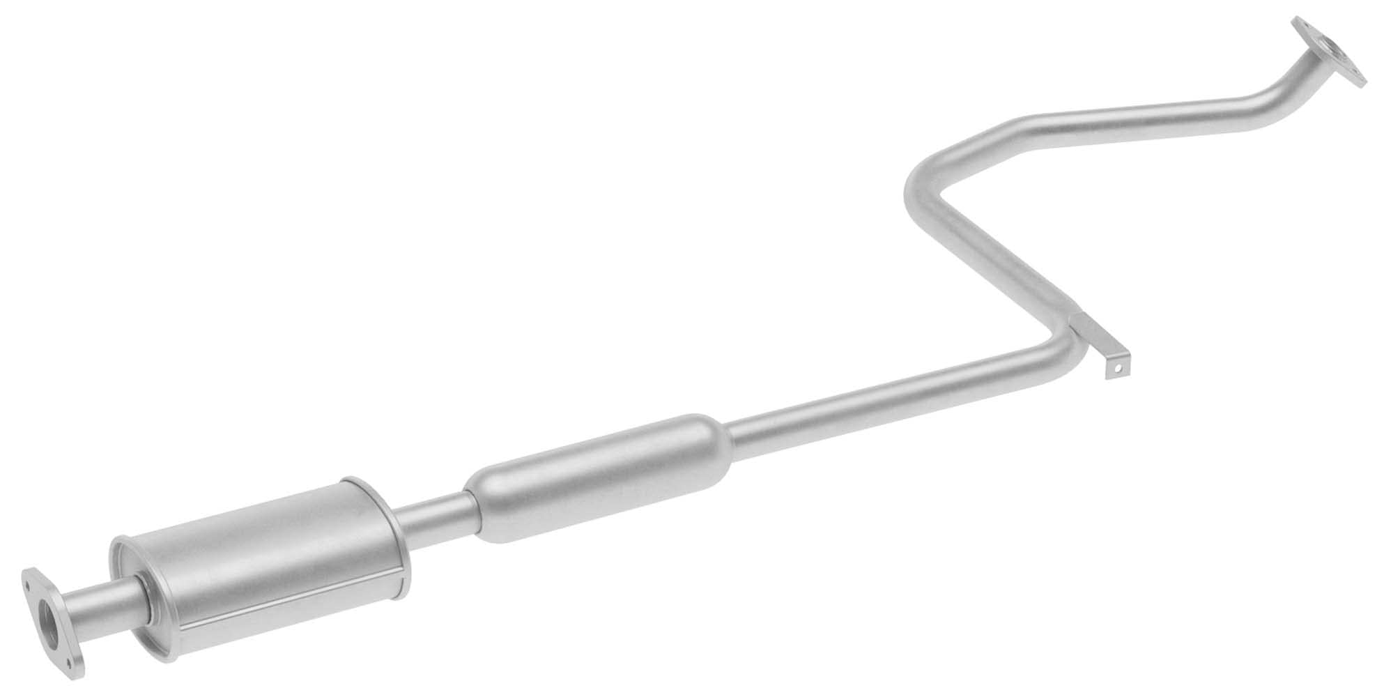 HELLA 8LC 366 025-411 Tłumik środkowy - Easy2Fit® Kit - w środku - trzyczęściowy - Komplet z elementami do montażu