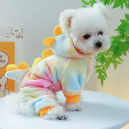 Disfraz de Dinosaurio para Perros y Gatos Hoodie Verde Grande miniatura 5