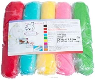 Dr Paste Rolling Fondant Colours Mix 1 kg