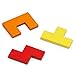 Wooden Puzzle 40Pcs Colorful Tangram Brain Block Intelligence Puzzle Toy Tangram Jigsaw for Preschool Children Playing