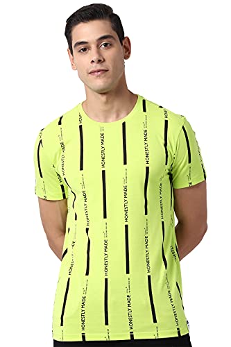 Image of Peter England Men's Cotton Slim Fit T-Shirt