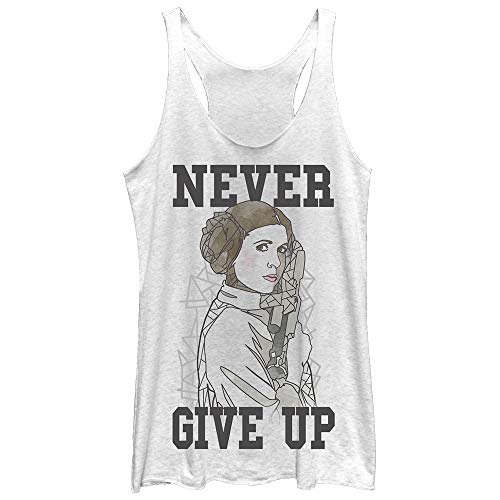 T-shirt Leia Star Wars junior blanc chiné M fini les hauts sans style