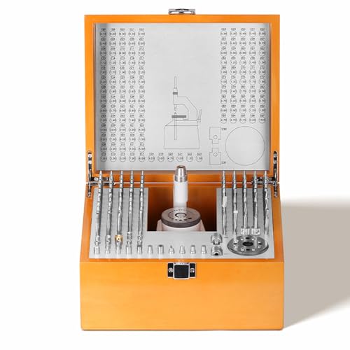 Deluxe Professional Bench Wielofunkcyjny zestaw narzędzi do naprawy zegarków – 130 precyzyjnych narzędzi do wytyczania i stempli do naprawy okularów, okularów przeciwsłonecznych, biżuterii