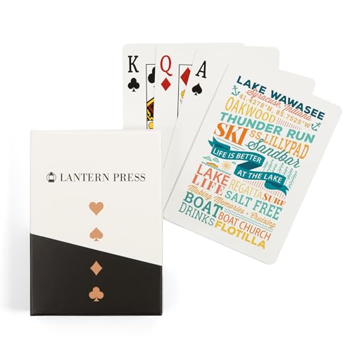 Baraja de Póker Lantern Press 52 Cartas Tamaño Poker