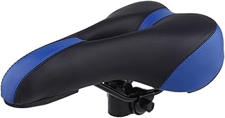 Sillín Bicicleta Engrosado Asiento Ergonómico Transpirable Absorbente Compatible con MTB y Bicicletas Urbanas y Antigolpes para Rutas Largas