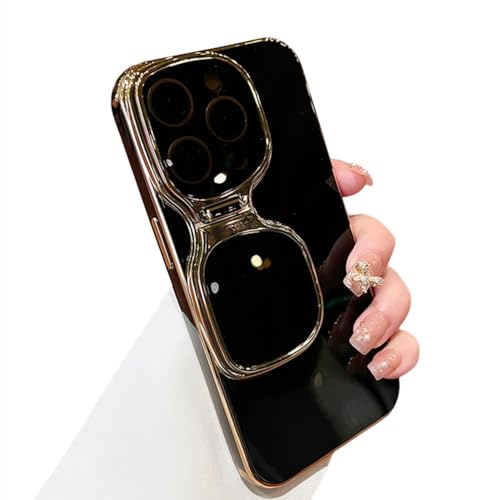 Coque silicone iPhone 13 Pro transparente style lunettes de soleil pour vidéo
