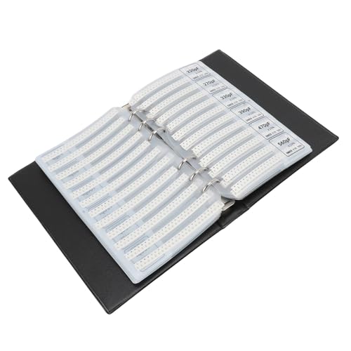 Kit de Resistor, Pasta Sortida de Chip SMD de Alta Precisão 84 Valores Kit de Livro de Amostra de Ca