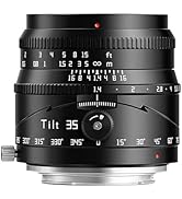 TTARTISAN 50mm F1.4 Vollformat Tilt Objektiv, Manueller Fokus