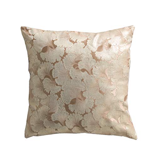 Coussin de soutien lombaire ginkgo doré 45x45 cm pour soulager le mal de dos