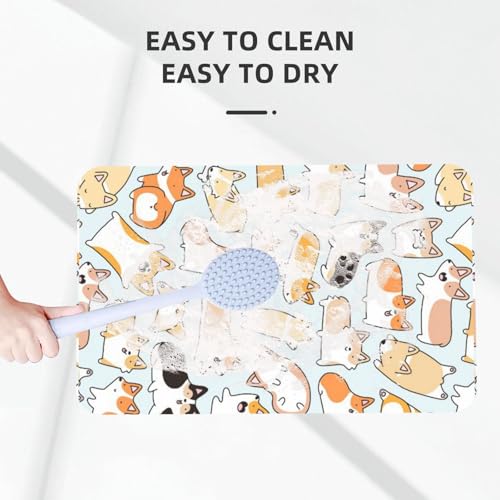 Tapis de bain antidérapant lavable pour éviter l'humidité sur le sol - 8