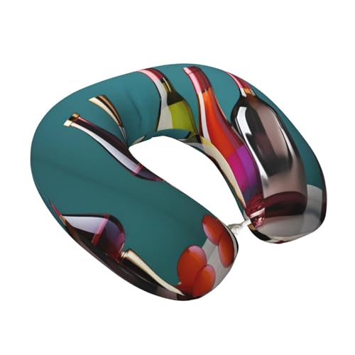 Almohada de poliéster negra ajustable para cuello miniatura 2