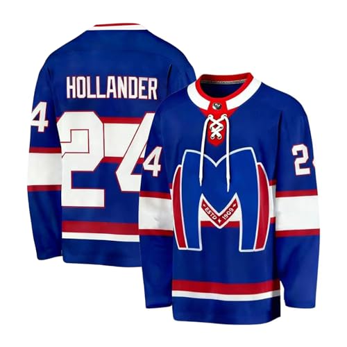 HYYGOCCTV Heated Rivalry Hockey Jersey Shane Hollander & Ilya Rozanov Jersey Men/Women Unisex Long Sleeve Shirts for Fans Heated Rivalry Shirt for Men Rozanov Jersey Sweatshirt for Women Royal Blue L