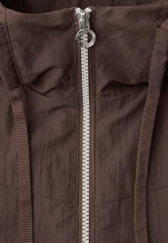 Street One Jacke mit Kapuze und Zipper mahogany brown 42 – Ansicht 5