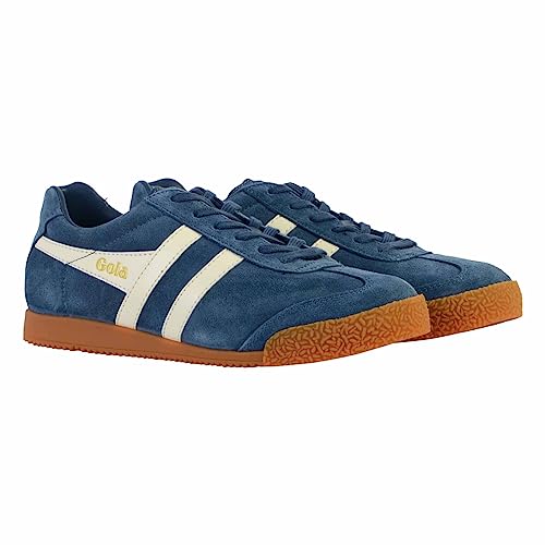 Image of Gola Equipe Suede - Sneakers for Men - Contrasting Wingflash - Heel Return - Durable Cupsole - Low Silhouette