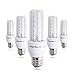 Aigostar - 9 W Bombilla Led B5 T3 3U, E27, ÁNgulo 360°, Luz Blanca Fría 6400K, 810 Lúmenes, no Regulable - Pack de 5