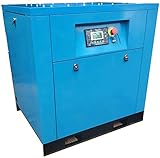 HPDAVV Rotary Screw Air Compressor 5.5HP/4KW 19cfm@125psi 230V/60Hz 1-Phase Built-in Oil Separator DAC4