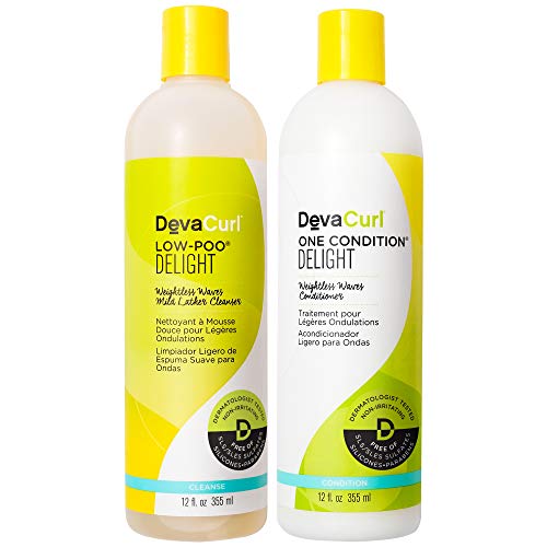 DevaCurl Low-Poo Delight 12oz + One Condition Delight 12oz Combo