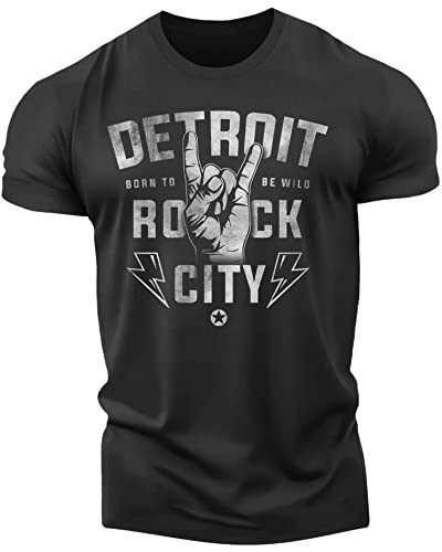 Detroit Rock City T-Shirt by Detroit Rebels T Shirt Brand, Unisex Soft Funny