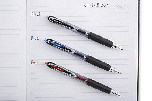 Uni-Ball 207 Bolígrafo Gel Retráctil Negro x16 miniatura 4