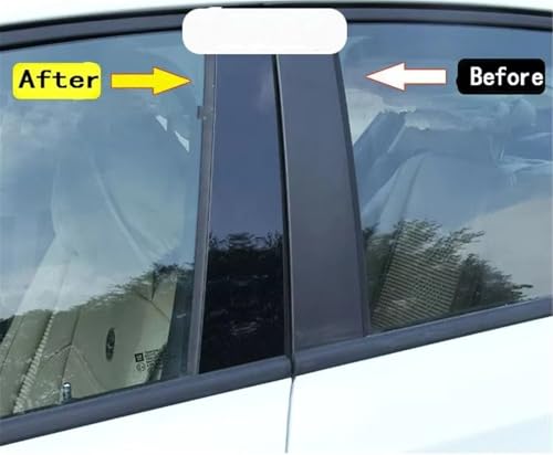 Embellecedores para pilares de ventanas con alta adherencia para Mazda 3 y Axela 2006-2012 3
