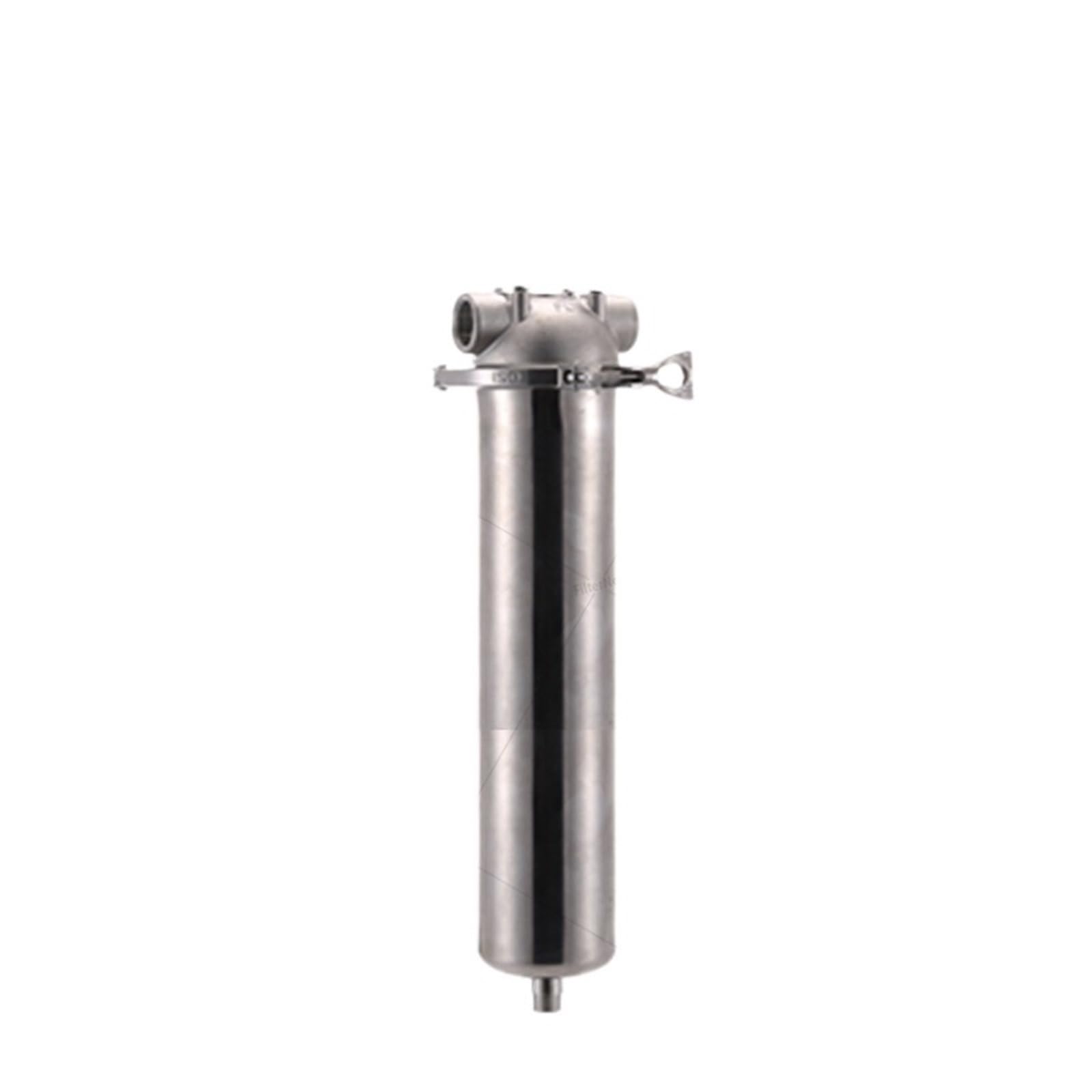 Filtro de agua for toda la casa de 20 pulgadas, prefiltro de acero inoxidable 304, flujo grande de 8000L/h, precisión de filtración 40, Bac doméstico(20thread dn15 withPP)