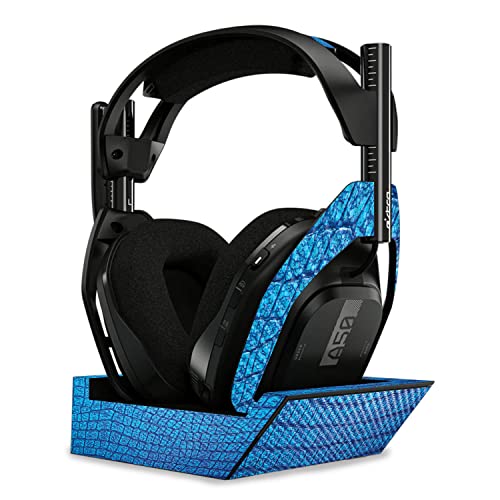 Image of MightySkins Carbon Fiber Skin Compatible with Astro A50 Wireless Headphones + Base Station (Gen 4) - Vibrant Gator | Protective, Durable Textured Carbon Fiber Finish | Easy to Apply | Made in The USA