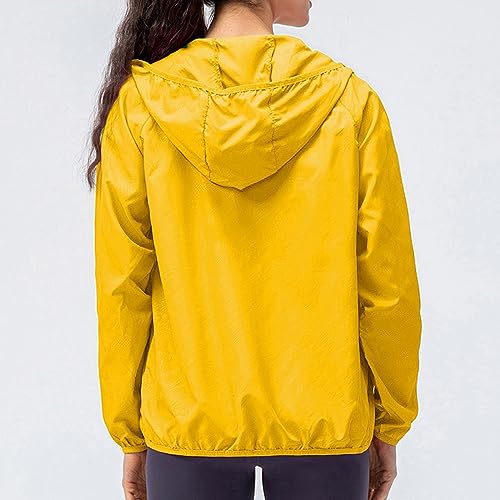 Chaqueta impermeable ligera cortavientos transpirable de mujer 7