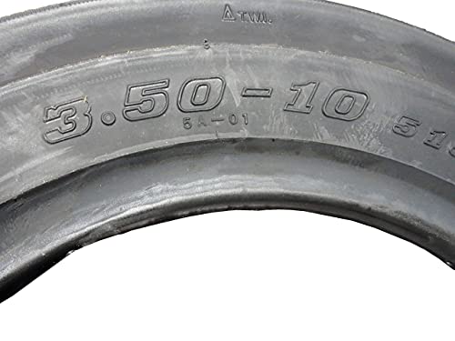 5A01 3.50-10 Scooter Tubeless Tire, 51J, Front/Rear Motorcycle/Moped 10" Rim - Image 4
