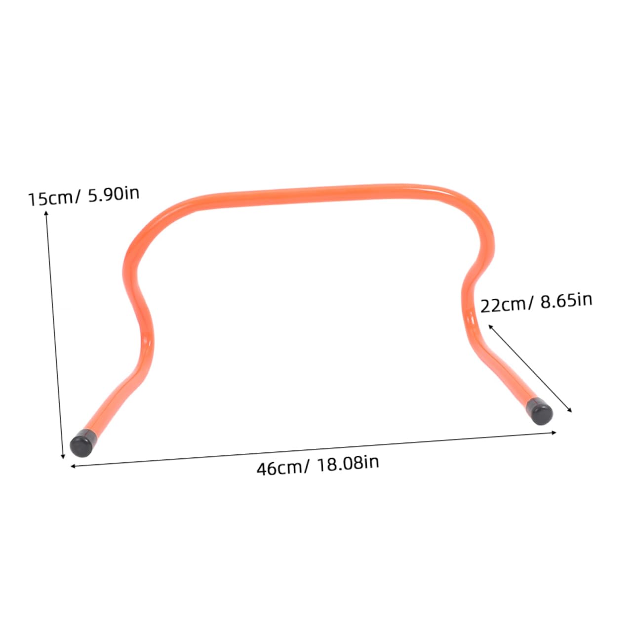 Yardwe 4 Pack Professional Training Hurdles Durable Agility Hurdles Bright Colors Perfect for Boys and Girls' Soccer Basketball Training