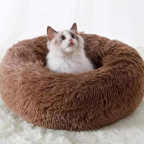 CAMA PET DONUT NUVEM PELUCIA P REDONDA CAMINHA PELUCIADA NINHO CASINHA CASA COLCHONETE Cachorros E G