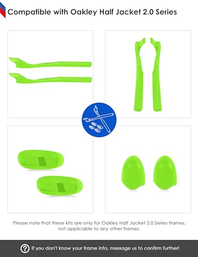 Image of BLAZERBUCK Replacement Sock Kits Earsocks & Nosepieces for Oakley Half Jacket 2.0 XL Sunglass
