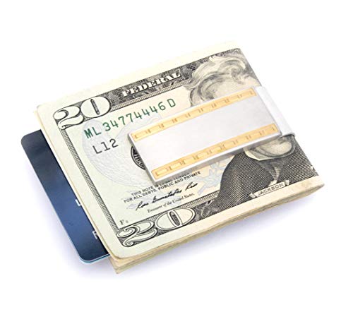 Executive Gift Shoppe | Personalized Milan Collection Spring Loaded Money Clip with Custom Engraving2
