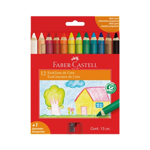 Ecogiz de Cera Faber-Castell - 12 Cores