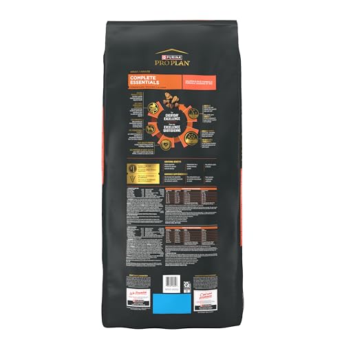 Purina Pro Plan Dry Dog Food, Complete Essentials Shredded Blend Salmon & Rice - 15 kg Bag (1 Pack) image 4