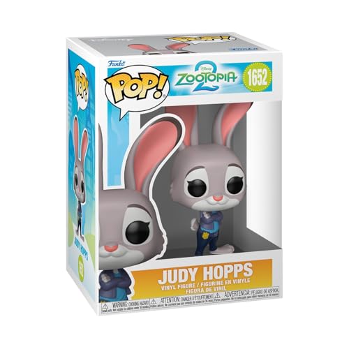 Funko Pop! Disney: Zootopia 2 - Judy Hopps - Figura in Vinile da Collezione - Merchandising Ufficiale - Giocattoli per Bambini e Adulti - Cartoon/Animation Fans - Figura per i Collezionisti