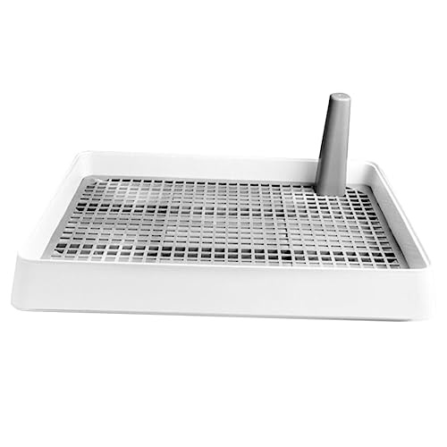 Abaodam 1 Set Dog Toilet with Detachable Mesh Grille Pet Potty for Easy Cleaning Low Entrance Design for Comfort Durable Material for Puppies and Training