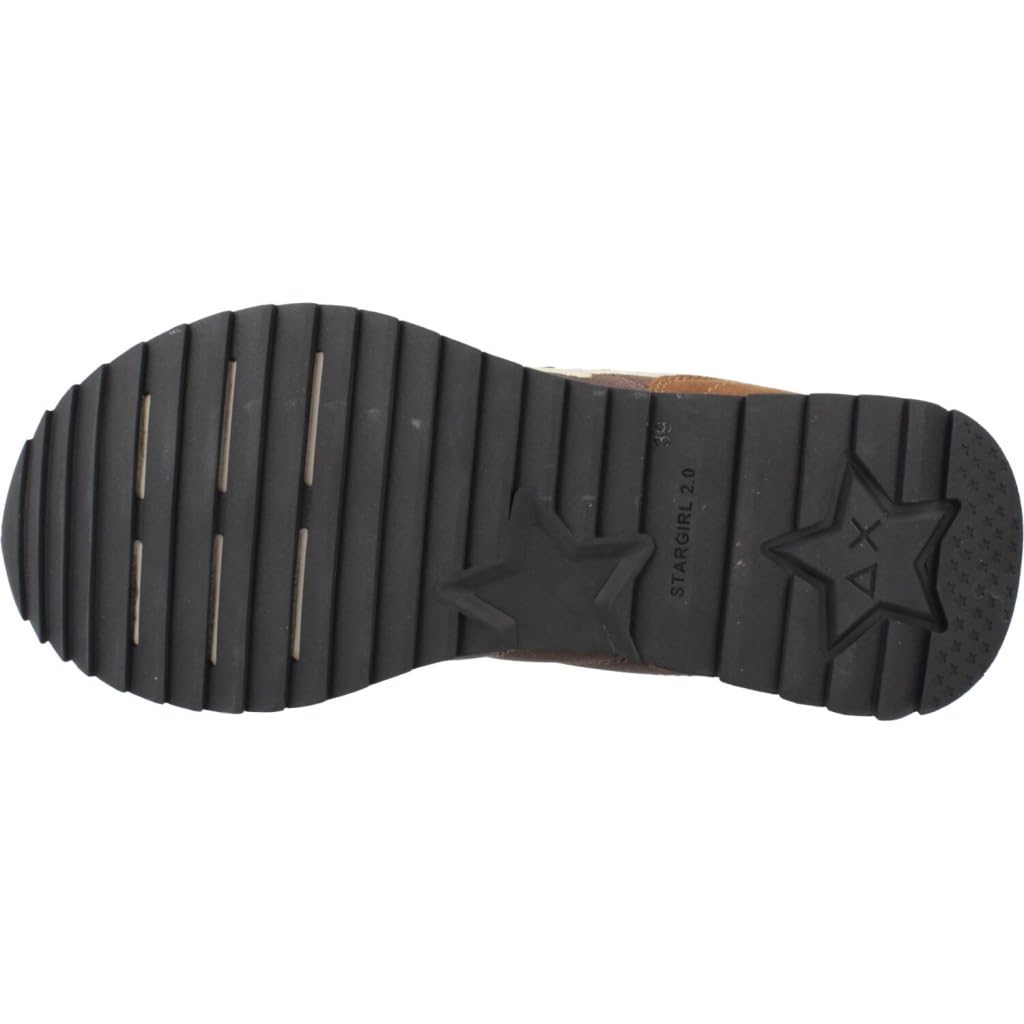 SUN68 Donna Sneakers Basse Z45216 Poliestere Marrone 36
