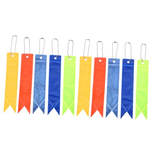 Mipcase Cycling Reflective Pendant Keychain Keychain Decor for Men Women Night Running Accessory