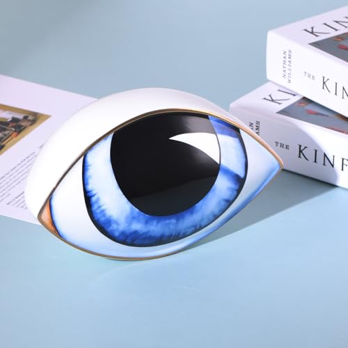 Estatua de Ojo Cerámico Diseño Moderno Decorativo miniatura 3