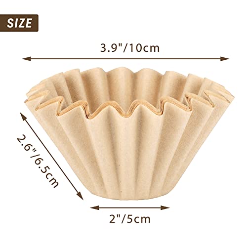 Refined and 

EUSOAR Disposable Coffee Filters, Pack of 200 for Home and Commercial Use
