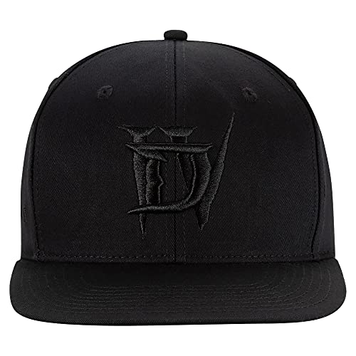 Jinx Diablo Iv Blackout Baseball Snap Back Hat, Black, Adult Size #TOP2