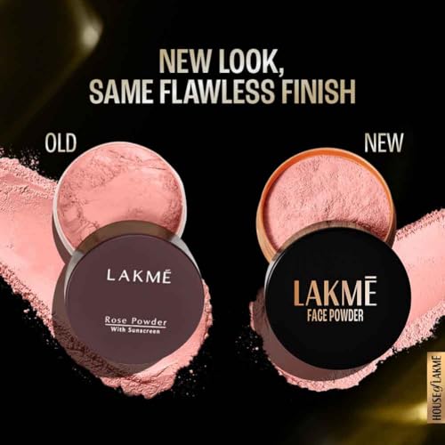 LAKMÉ Rose Loose Face Powder, Matte Finish & Poreless Look, Oil Control & Sun Protection For Long Hours, Suitable For Oily Skin, Warm Pink, 40G - Image 2